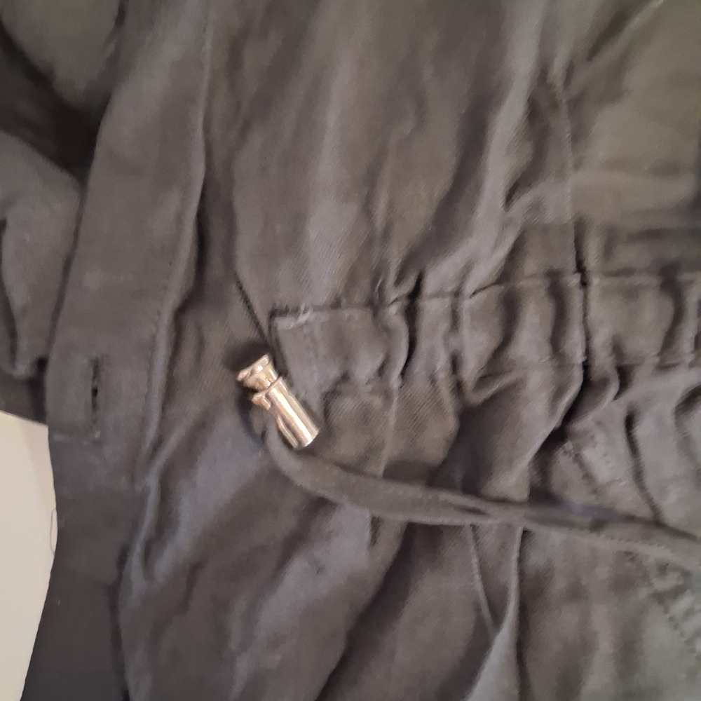 Women's Black Button-Up Jacket - Picture 7 of 7